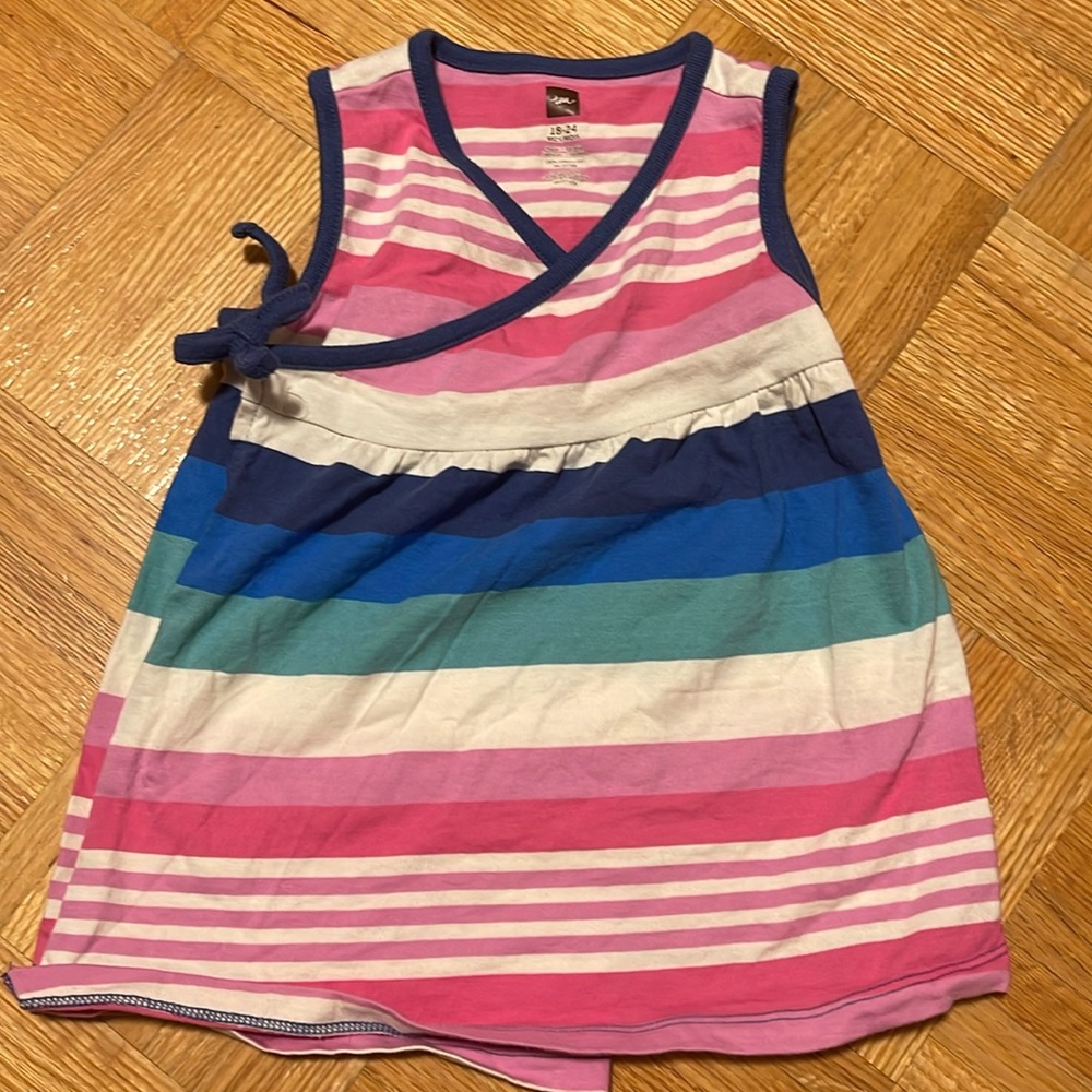 Good used Size 18-24M Tea Collection Wrap Dress